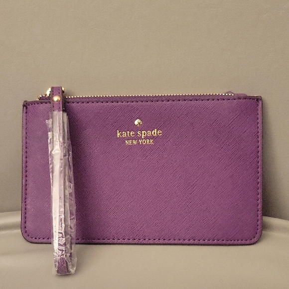 kate spade Handbags - Sold Kate Spade Purple Clutch Wristlet